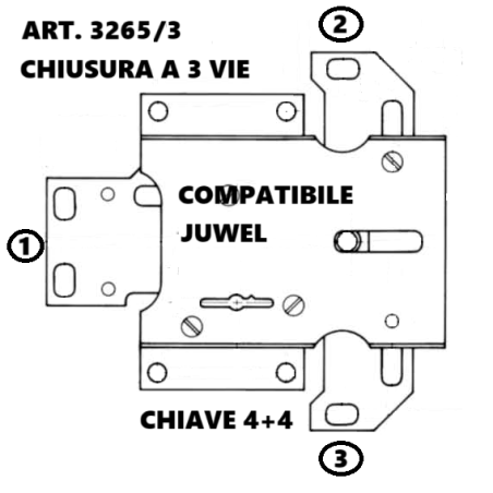 Art.3265-3 compatibile Juwel (DX)