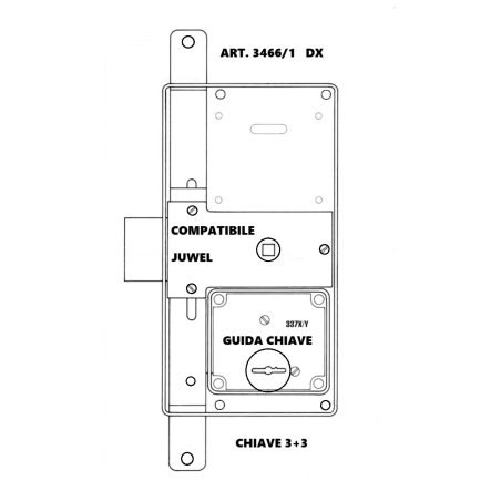 Art.3466-1 compatibile Juwel (DX)