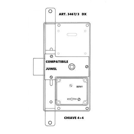 Art.3467-3 compatibile Juwel (DX)